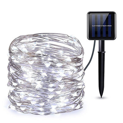 30M Length Solar Christmas String Lights 250MA White Valentine's Day String Lights