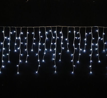 Wedding Blue Icicle Solar Lights Multi Coloured 400 LED 40M Length